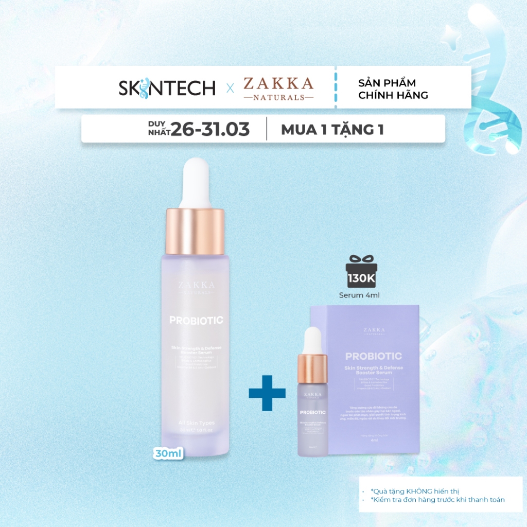 Tinh Chất Hỗ Trợ Khỏe Da Probiotic Zakka Naturals 30ml