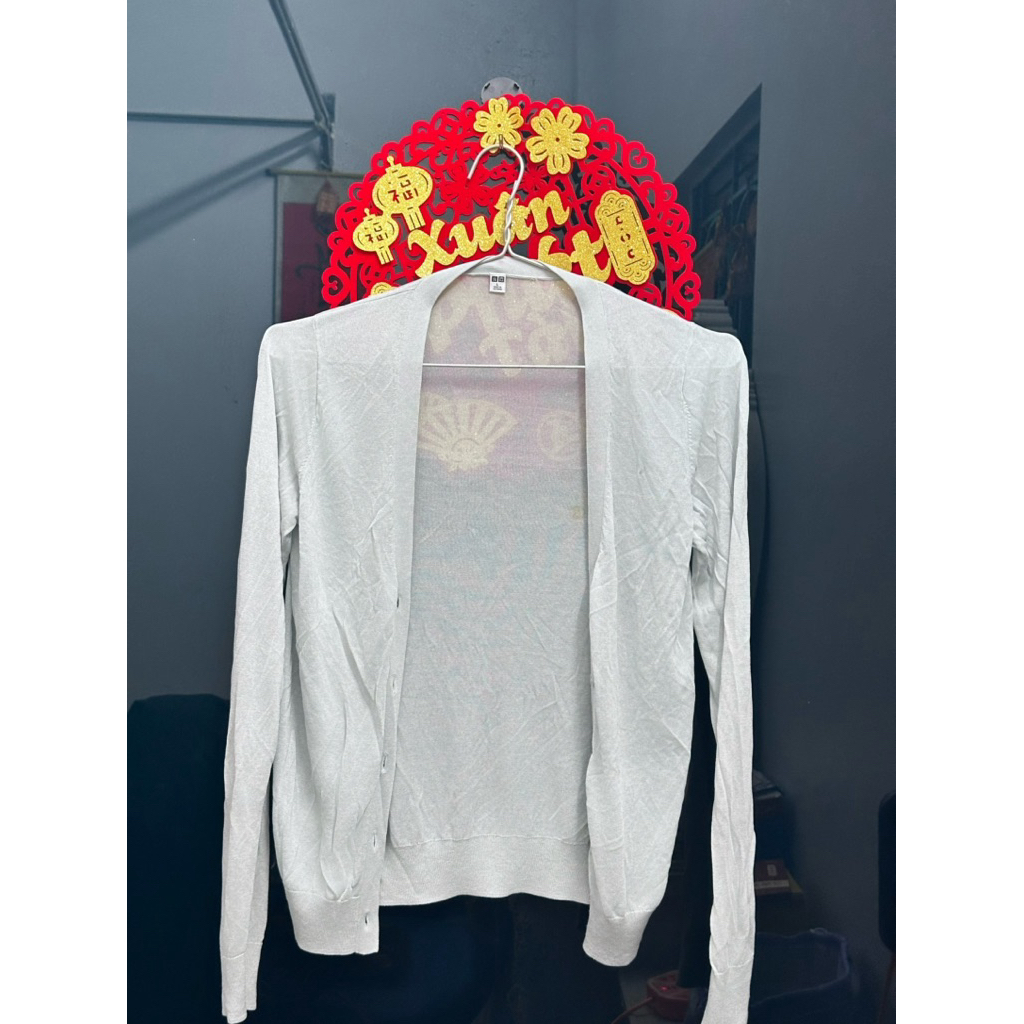 Pass cadigan Uniq lo xanh mint size L