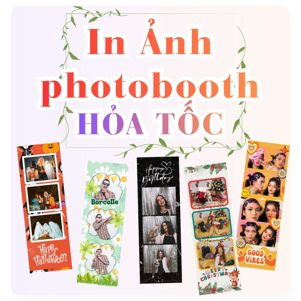 { hỏa tốc } In ảnh photobooth 5x15, 10x15. In theo yêu cầu,giấy in chính hãng