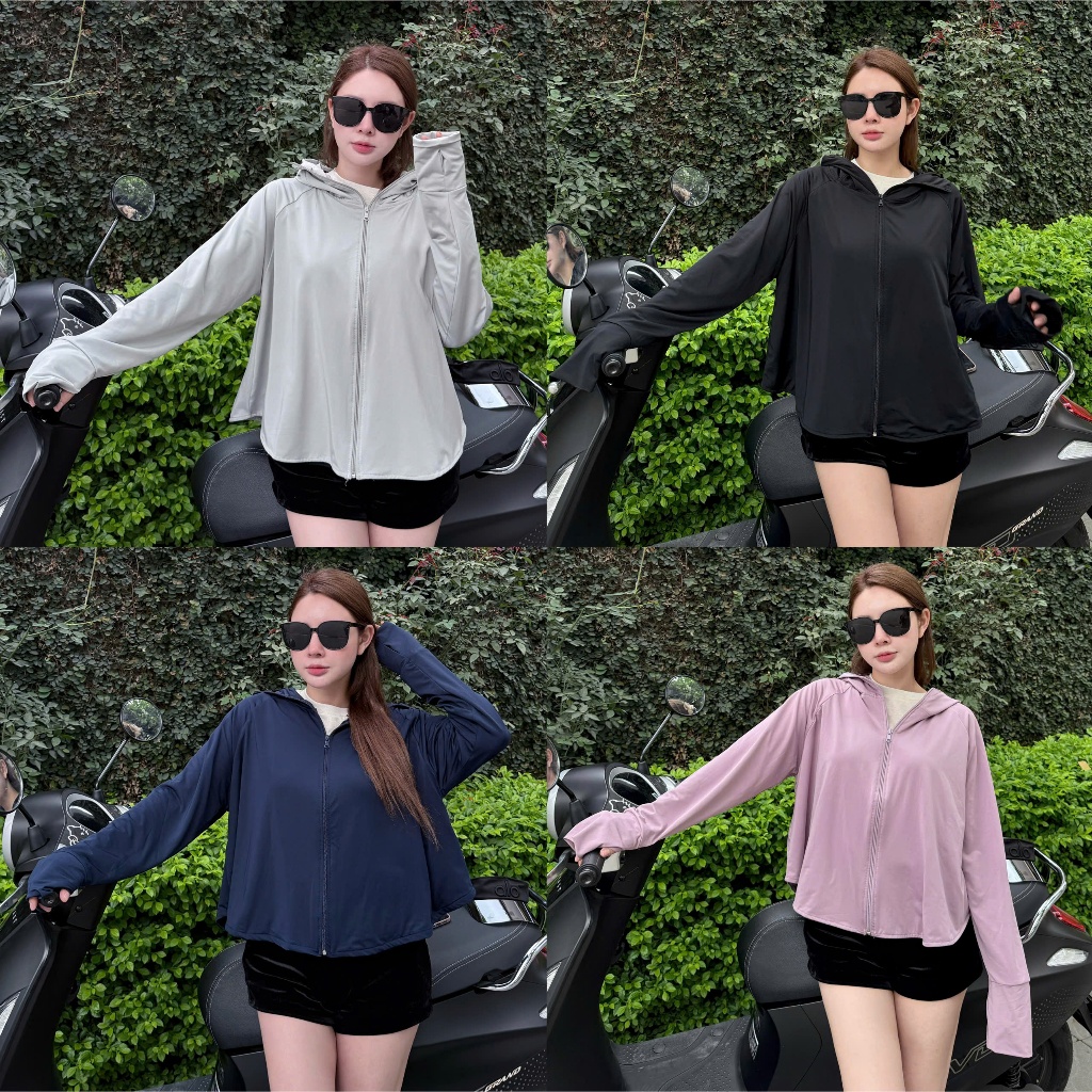 [ Tặng Kính - Áo 2 Lớp ] Áo Chống Nắng Dáng Ngắn Thun Lạnh Chống Tia UV, Form Cánh Dơi 2 Lớp Toàn Bộ | BigBuy360 - bigbuy360.vn