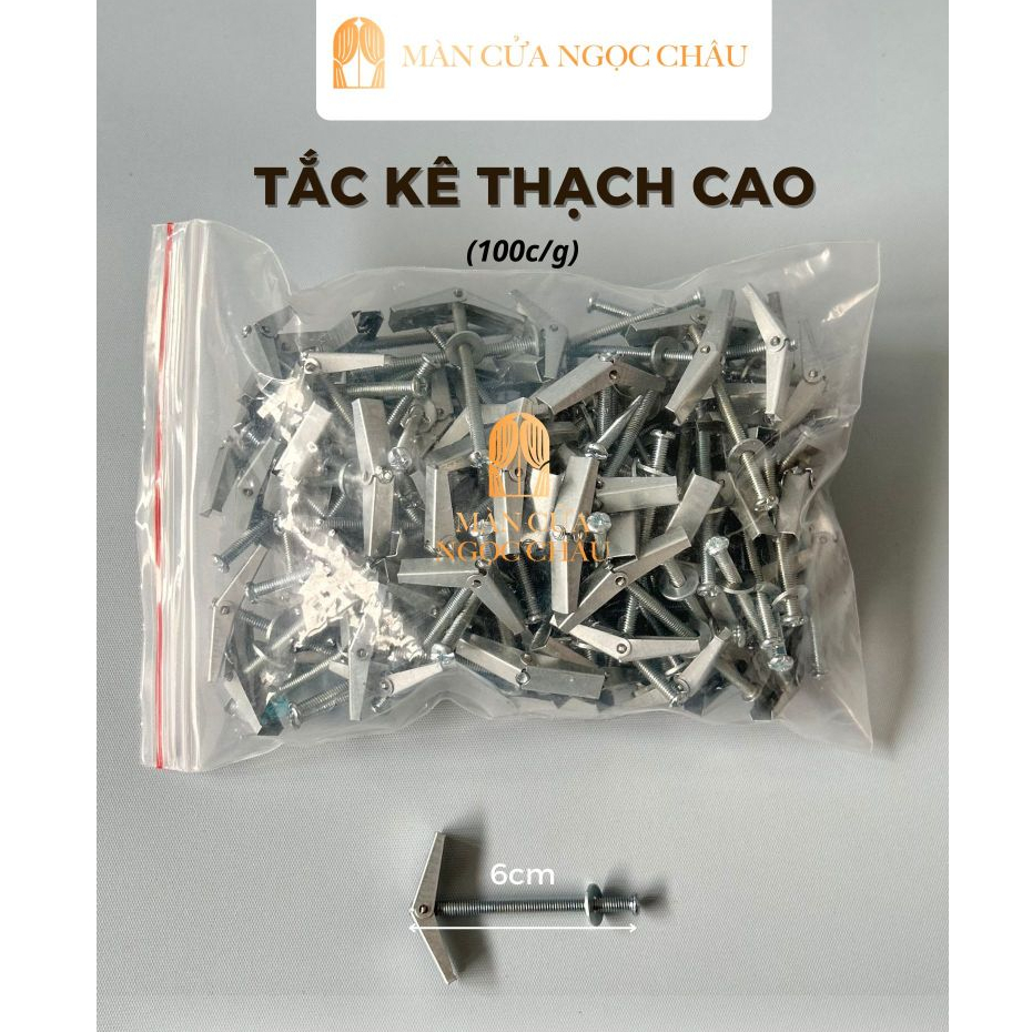 Tắc Kê Thạch Cao, Tắc Kê Bướm, Tắc Kê Sắt, Vít Nở Sắt 5cm - Màn Cửa Ngọc Châu
