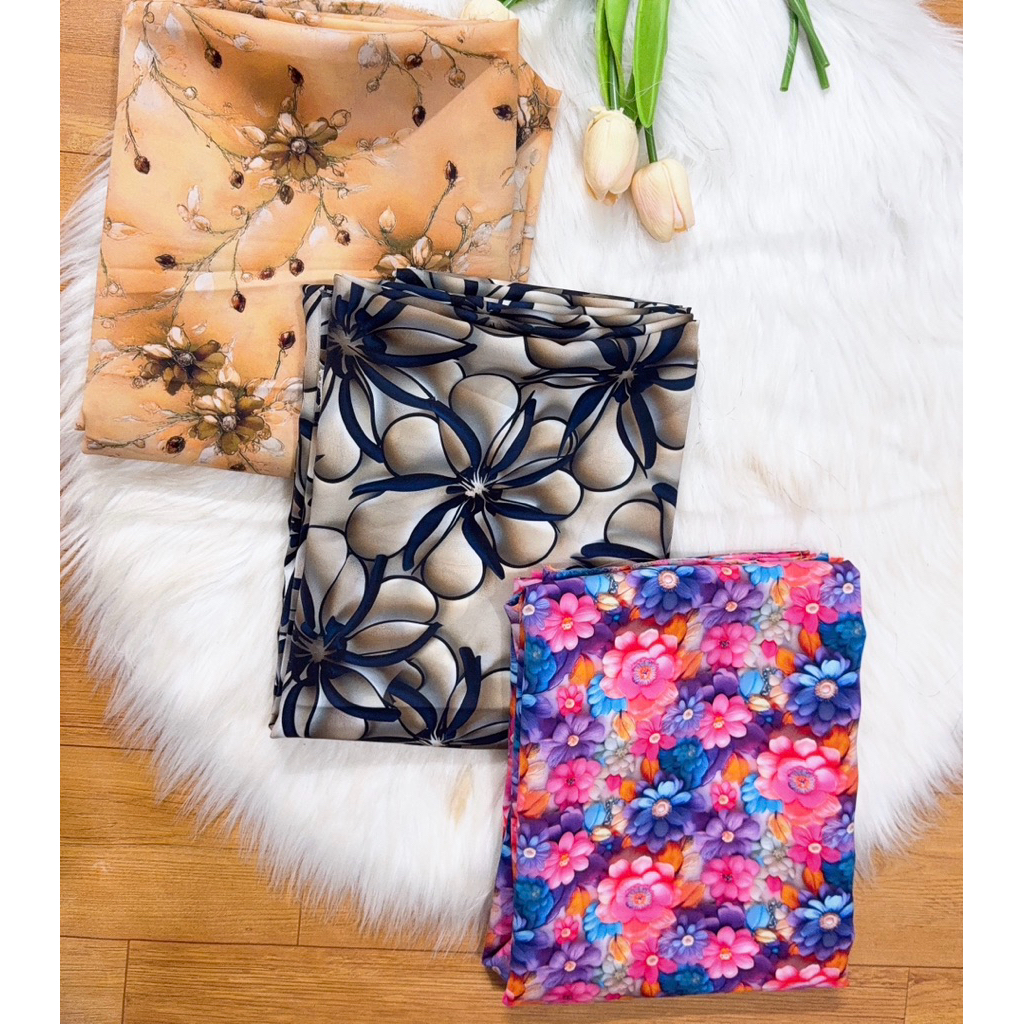 M749 . Vải lụa mango may váy đầm, bà ba… khổ 1.5m