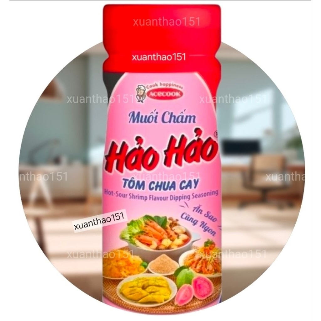 (HỎA TỐC, HCM) Muối HẢO HẢO 120g - vị tôm chua cay ACECOOK VN