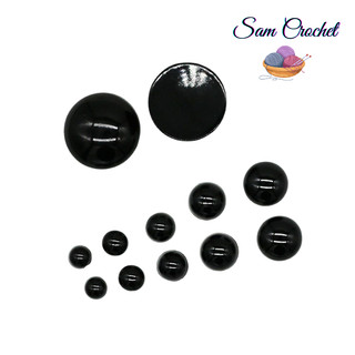 Mắt thú dán nhiều size từ 3mm - 20mm (Gói 10/20/50/100 cái)