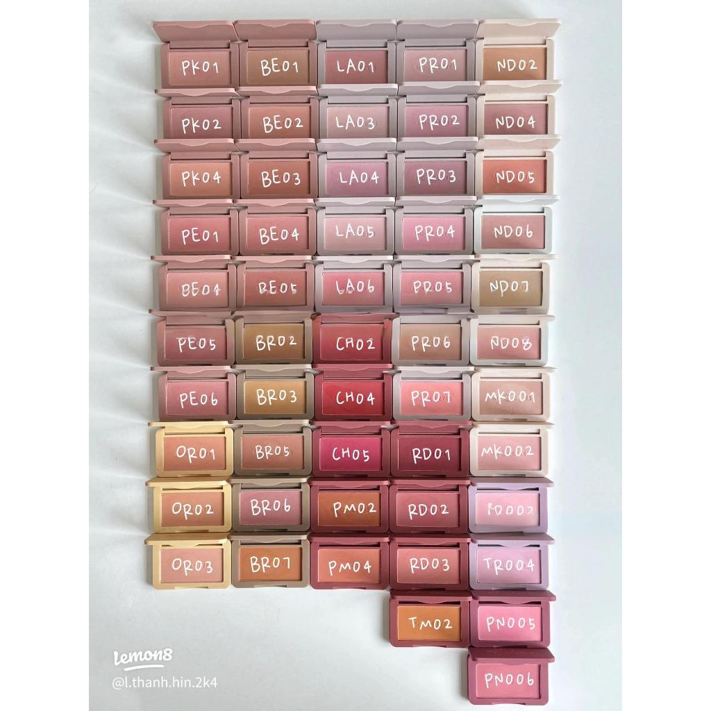 [MOON EYES] Phấn Má Hồng Moon Eyes Đơn Sắc Mịn Lì Tự Nhiên, Matte Blush, 6.5g