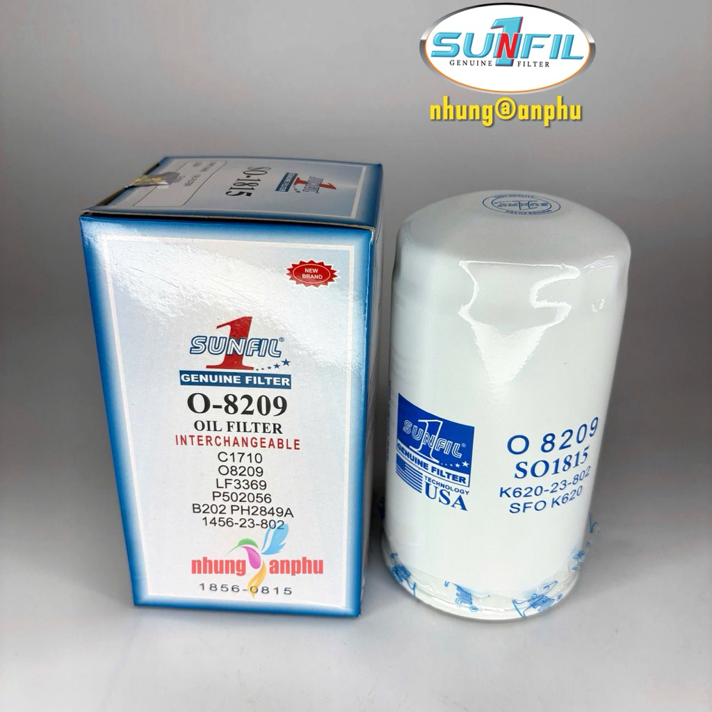 Lọc nhớt O-8209 / SO1815 / K620-23-802 / 08209 Kia bonggo hàng Sunfil
