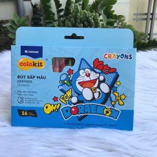 Bút Sáp Màu Doraemon Colokit  10-16-24 màu (vpp Tritin)