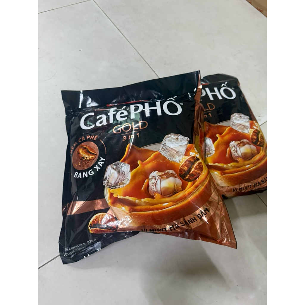 COMBO 5 BỊCH CÀ PHÊ PHỐ SỮA GOLD DATE 11/2027