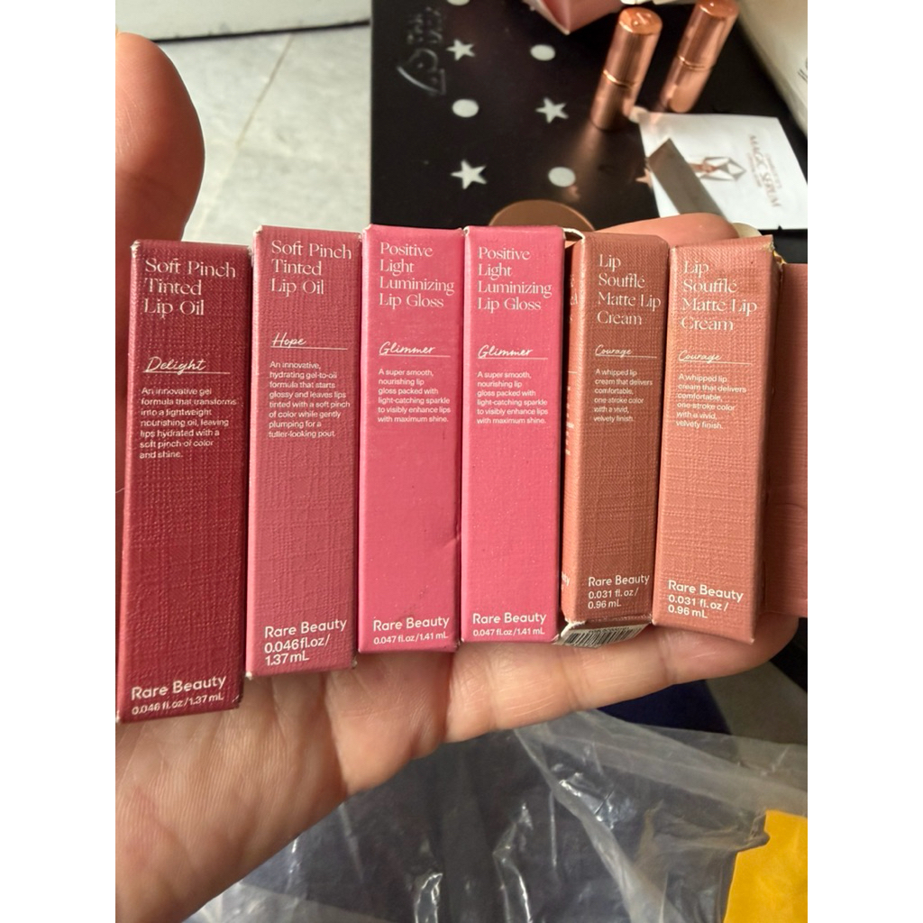 Son kem Rare Beauty - Lip Soufflé Matte Cream Lipstick màu Encourage min