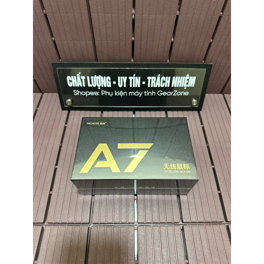 Chuột Gaming Công Thái học MCHOSE A7 Ultra RE  8000Hz  Design 42000DPI 750IPS 500mAh 3 mode