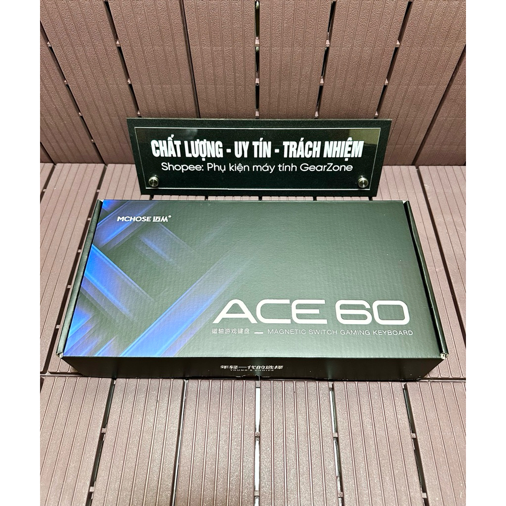 [SẴN GIAO] Bàn phím cơ gaming Mchose Ace60 | Rapid Trigger | 1000hz | 8000hz