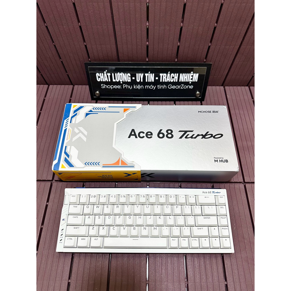 Bàn phím Gaming Rapidtrigger Mchose ACE68 Turbo 16K- Nhôm CNC- Độ chính xác 0,001mm