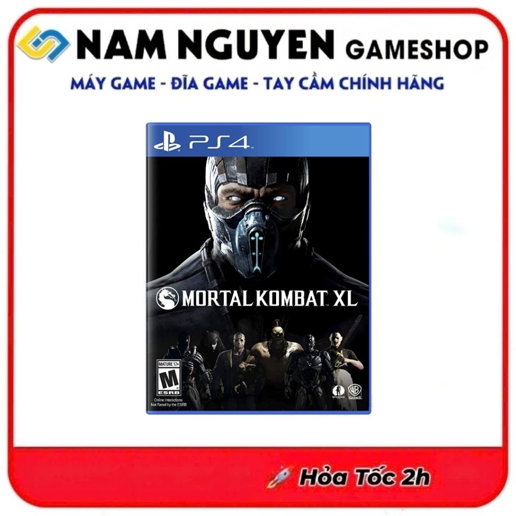 Đĩa Game PS4 | Mortal Kombat XL MK XL (Đối Kháng 1-2 Players)