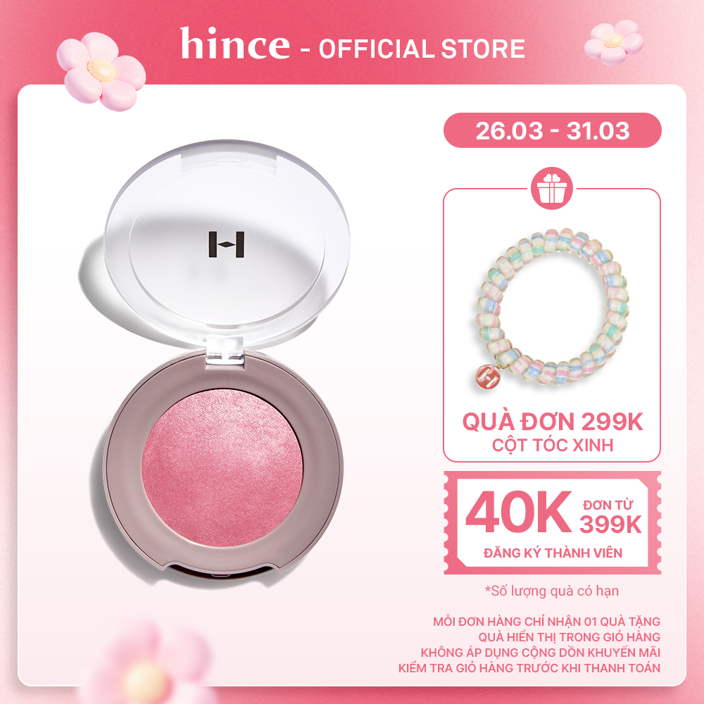 Má hồng dạng phấn dẻo mềm mịn dễ tán hince True Dimension Glow Cheek 9g