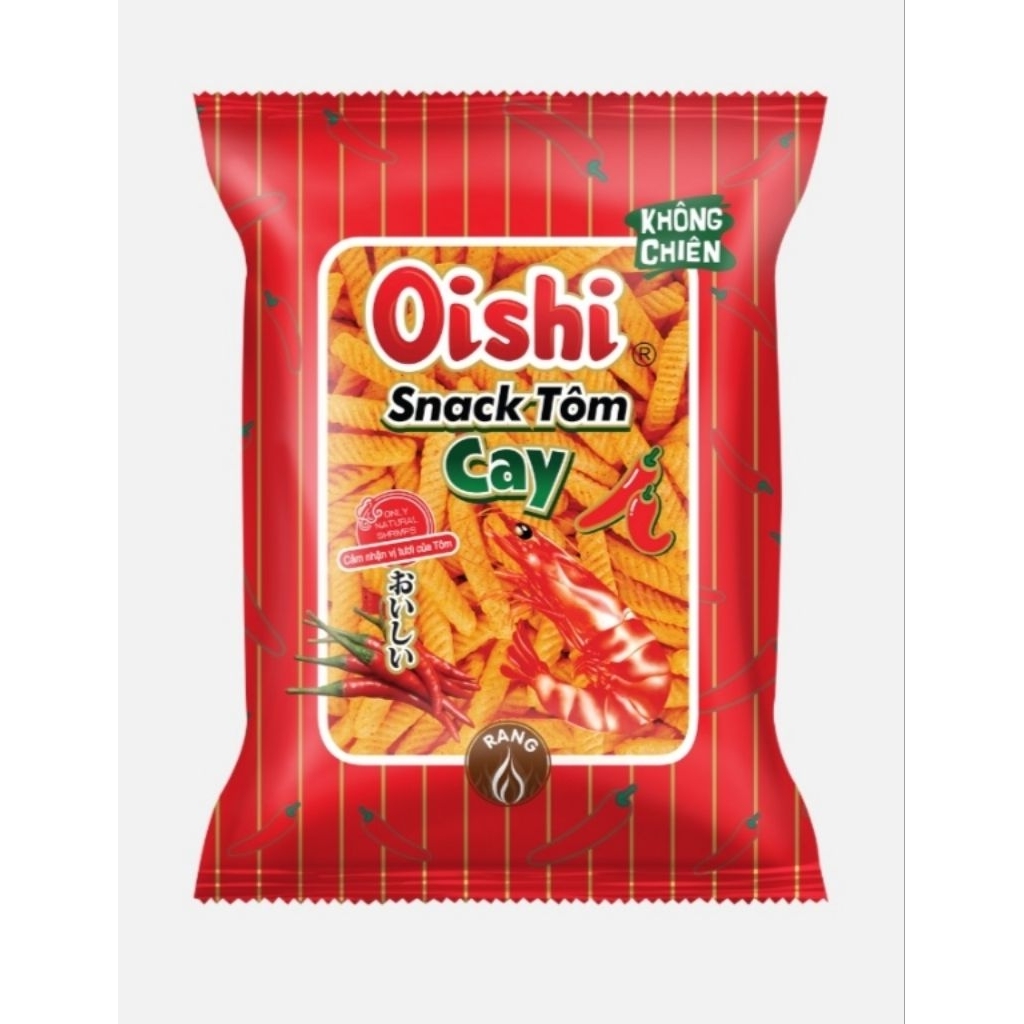 snack tôm cay Oishi 34g