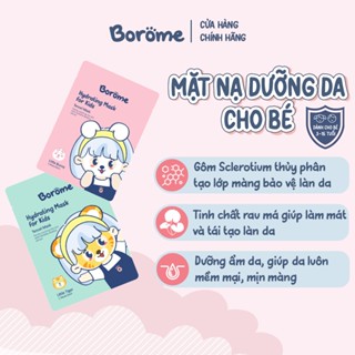 Mặt nạ dưỡng da cho bé Borome chiết xuất từ rau má giúp dưỡng ẩm, làm mềm da 20ml