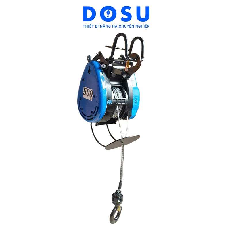 Tời điện treo 300kg DOSU SK300 30m 220V nhanh