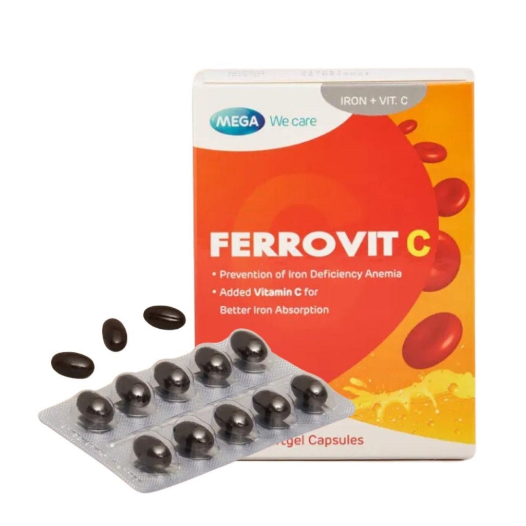 FERROVIT C Viên uống bổ sung sắt giảm nguy cơ thiếu máu