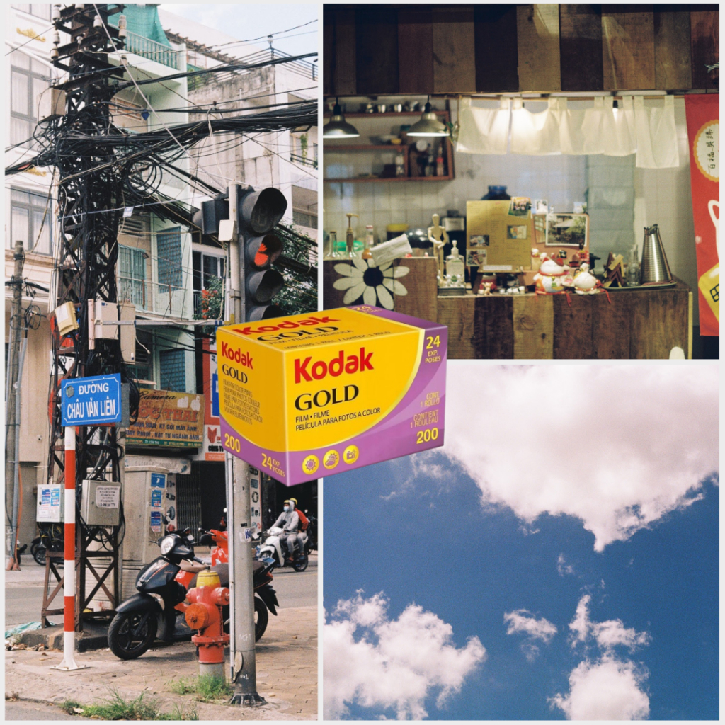 [Filmmbymeii] Film chụp ảnh Kodak gold 200 24 kiểu outdate