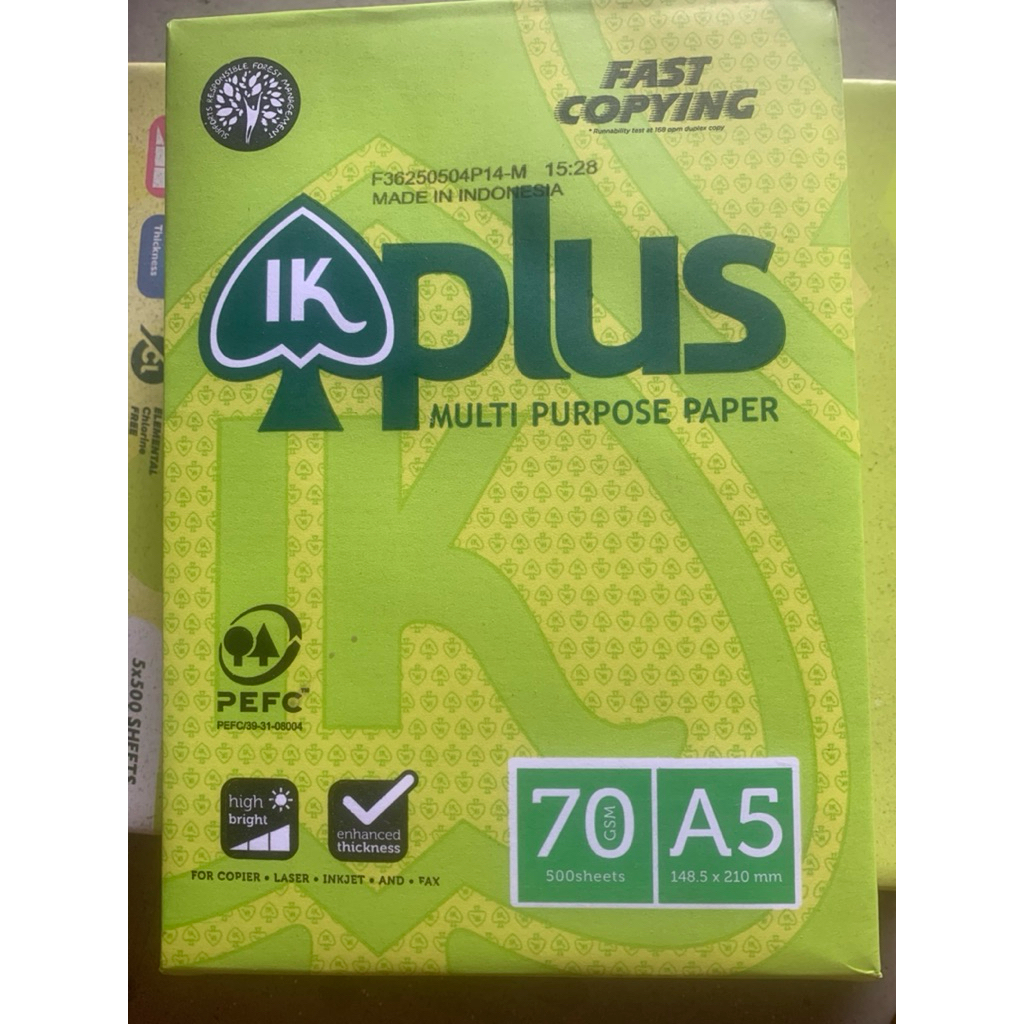 500 tờ giấy A5 ik plus