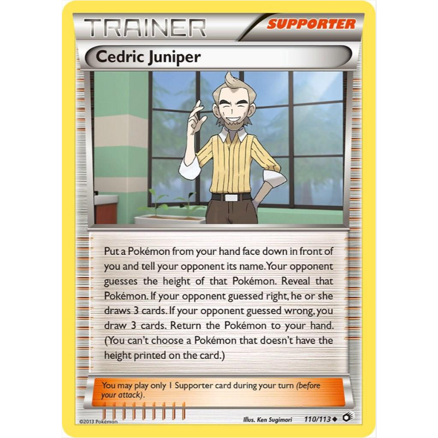 [Thẻ bài Pokemon TCG] Cedric Juniper - 110/113 - Uncommon