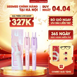 [GIÁ 350K LIVE LEVANANH84] Máy uốn tóc làm xoăn tự động SeeMee tóc tạo kiểu nhanh đường kính 32mm, KOL KOC