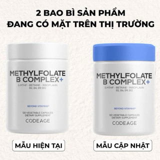 Viên bổ não Codeage Methylfolate B Complex 120 VIÊN - (Huyền Codeage )