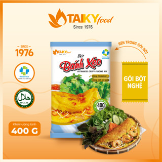 Bột bánh xèo xanh Tài Ký gói 400g (tặng kèm gói bột nghệ trong túi bột)