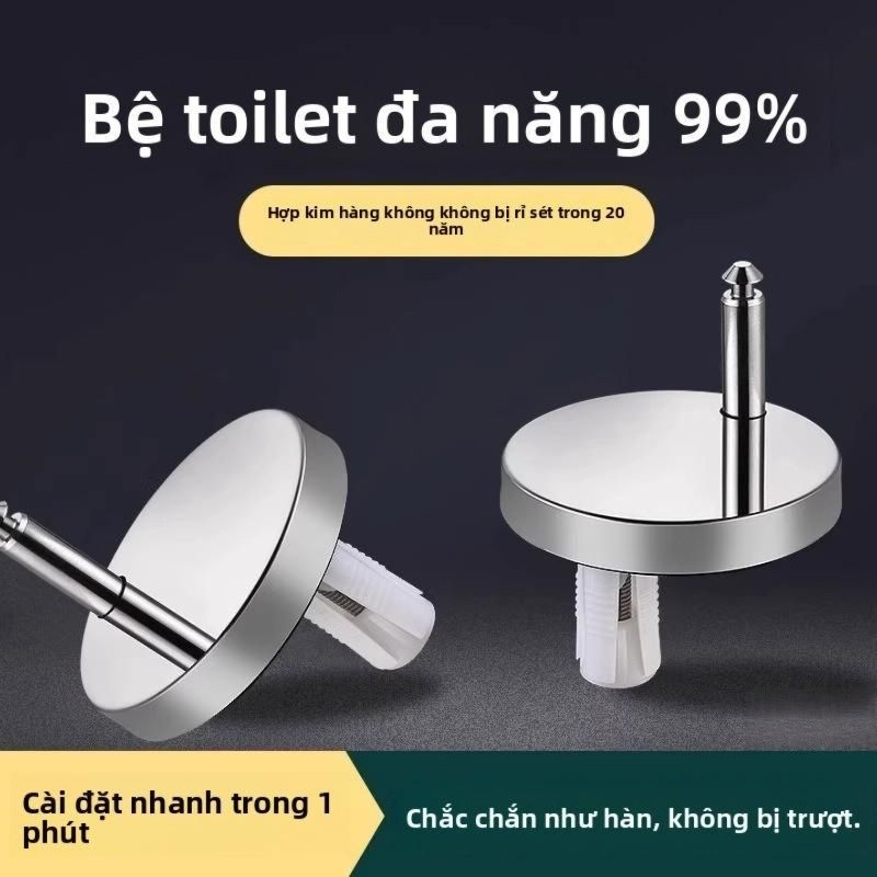Phụ Kiện Nắp Bồn Cầu, 1 Cặp (2 Chiếc), Bu Lông & Kẹp Cố Định Thông Dụng Bộ Vít Vít Bồn Cầu