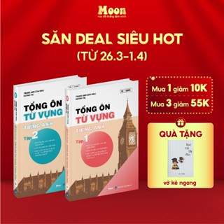 Sách Tổng ôn từ vựng tiếng anh cô Trang Anh - Moonbook