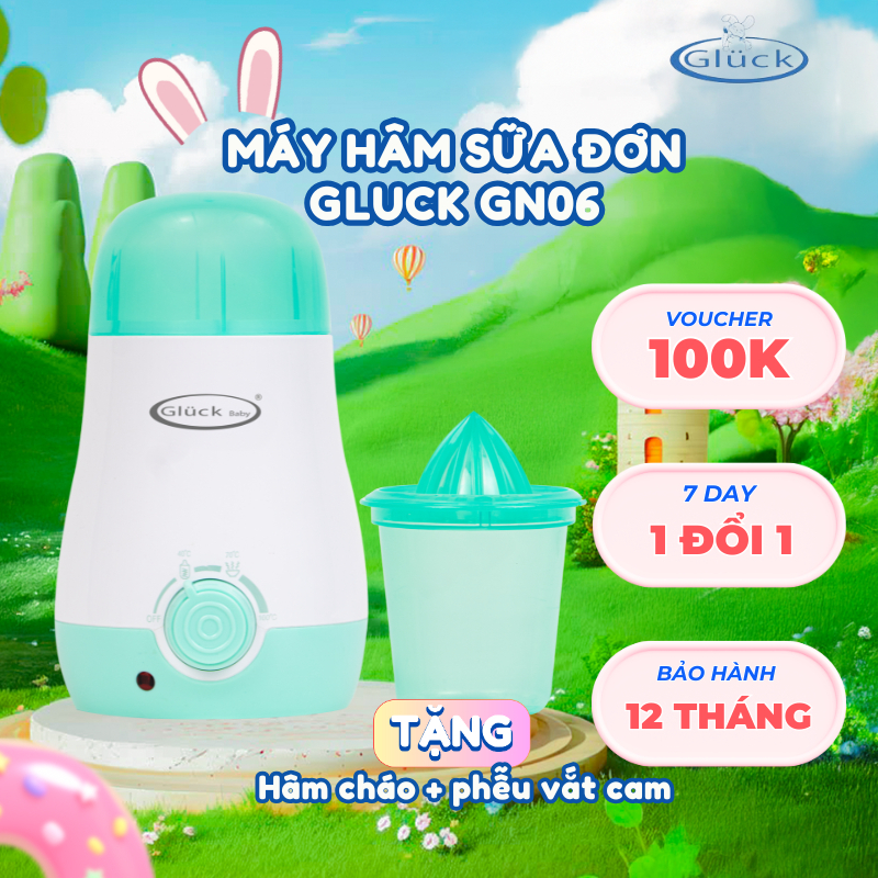 Máy hâm sữa  - giử ấm sữa - rã đông sữa - tiệt trùng bình sữa Gluck baby CHÍNH HÃNG BẢO HÀNH 12T