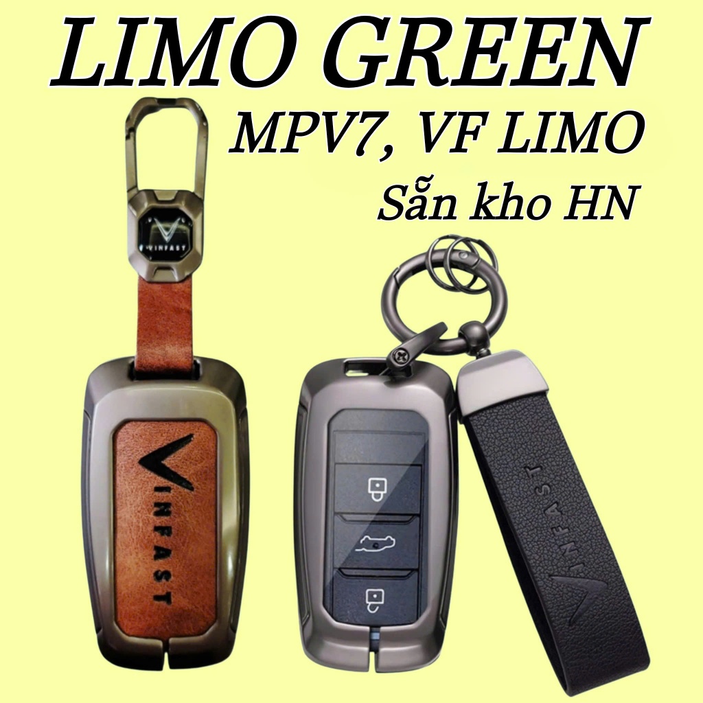 Ốp Chìa Khóa Xe Vinfast LIMO GREEN, MPV7, VF LIMO Bọc Chìa Khoá Xe Điện Vinfast LIMO GREEN