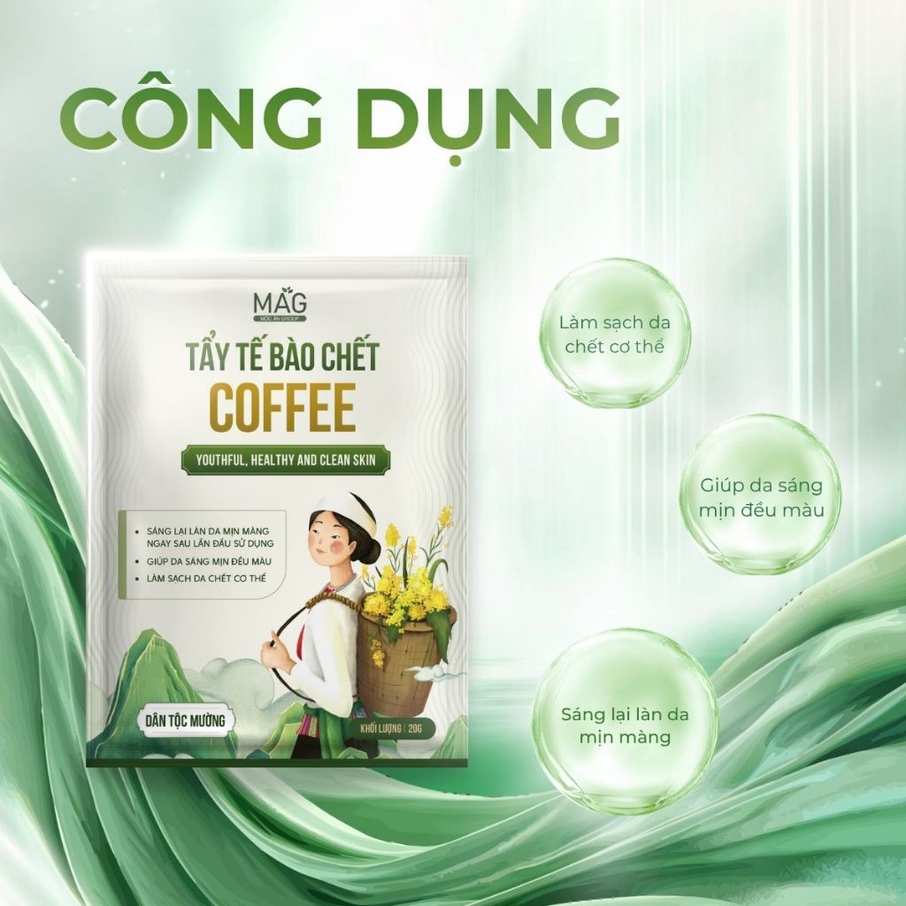 Tẩy Tế Bào Chết Body Hữu Cơ Mộc Ân Group (MAG) Dưỡng Da Body 20g