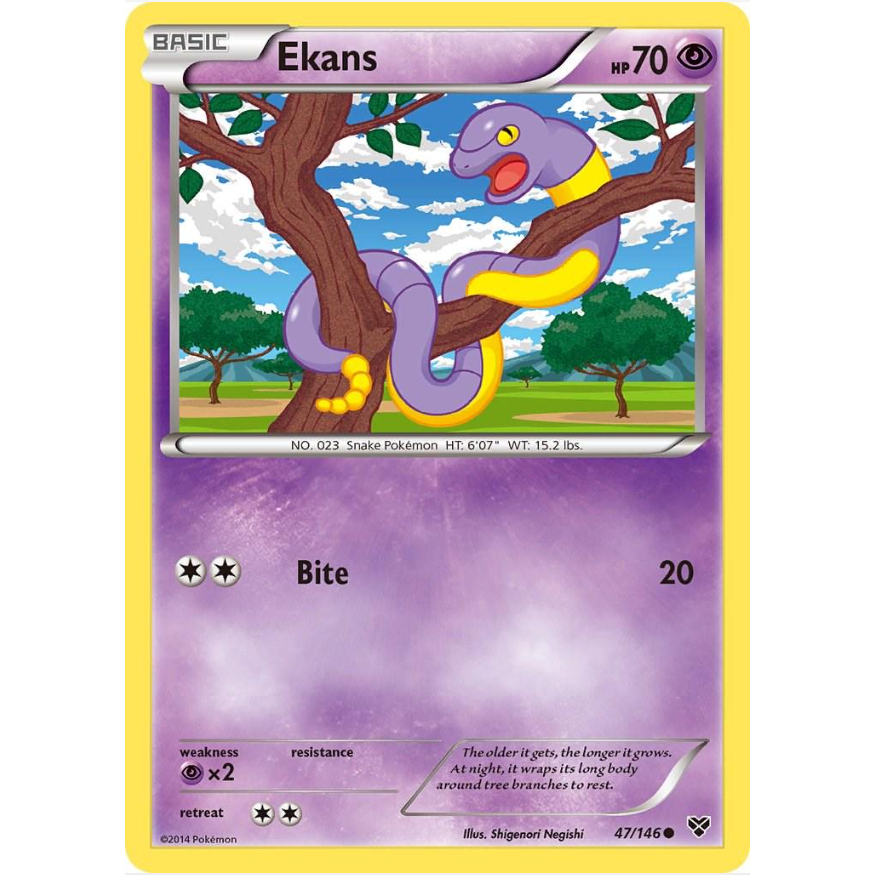 [Thẻ bài Pokemon TCG] Ekans - 47/146 - Common