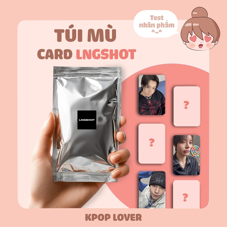 [Mua 5 tặng 1] TÚI MÙ CARD LNGSHOT - Kpop Lover