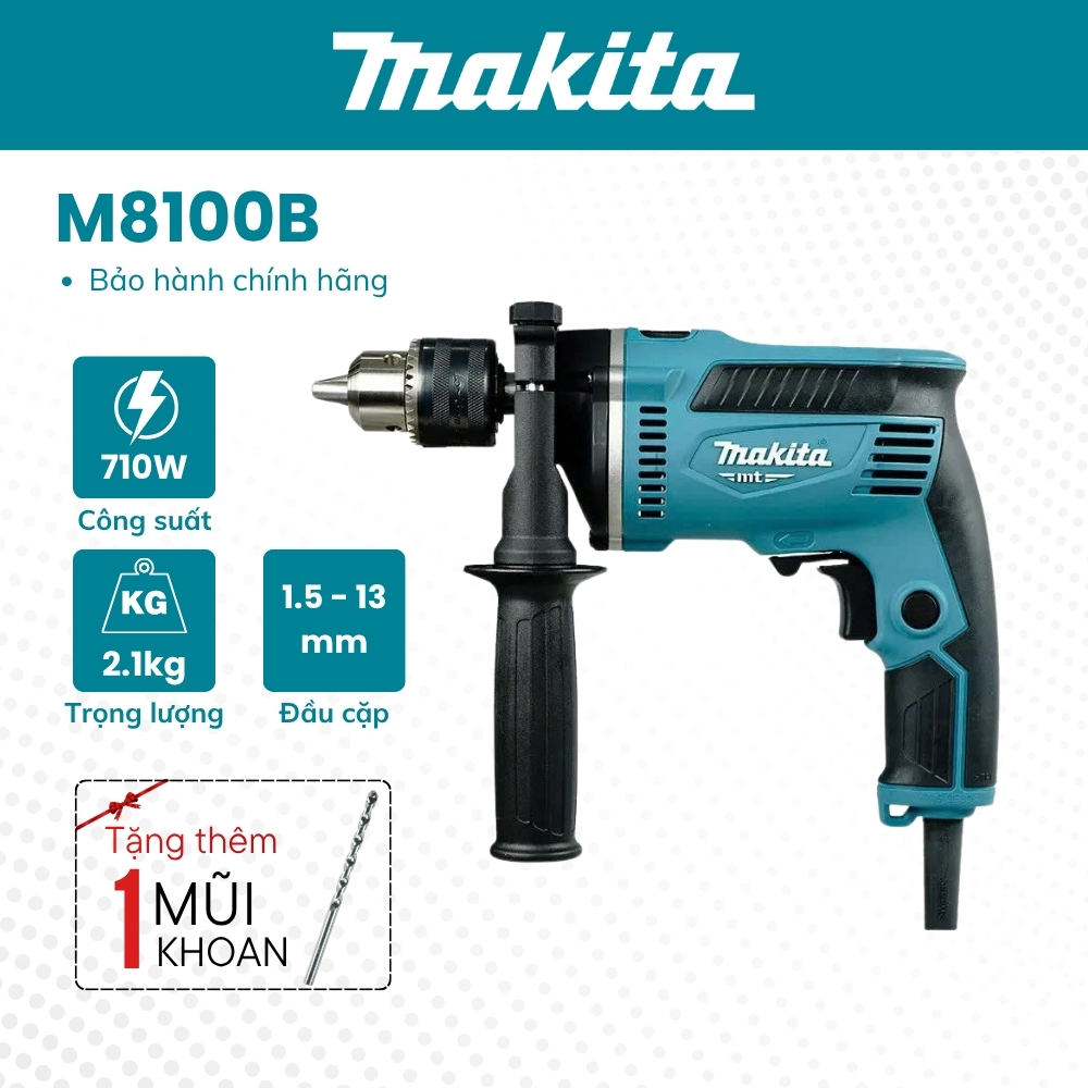 Máy Khoan Động Lực Makita M8100B (710W-16MM) - Hàng Chính Hãng