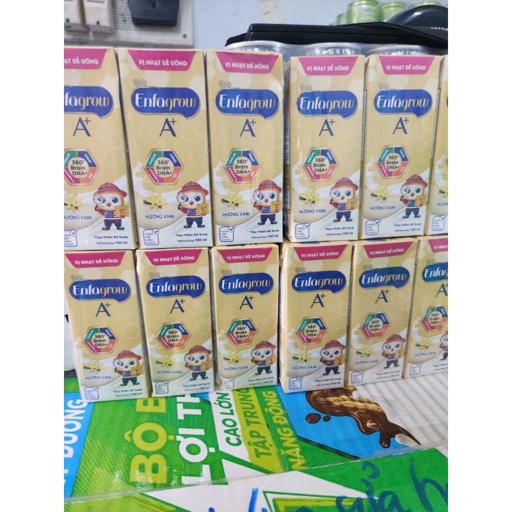Sữa bột pha sẵn Enfagrow A+ 180ml Lốc 3 hộp