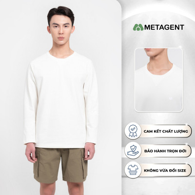 Áo thun dáng regular fit nam Metagent MS 58E3710