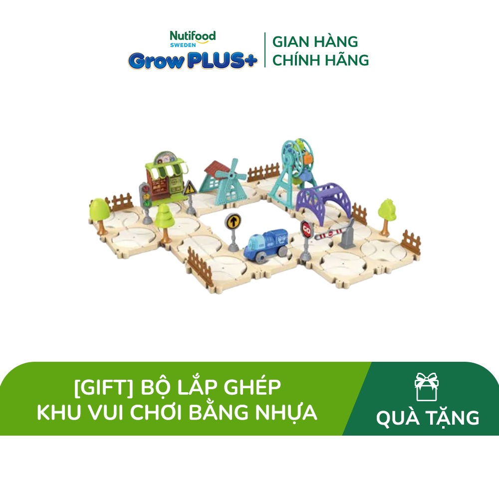 [Quà tặng không bán] Đồ chơi trẻ em: Bộ lắp ghép xếp hình con vật, khu vui chơi bằng nhựa