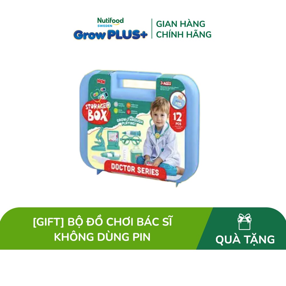 [Quà tặng không bán] Đồ chơi trẻ em bằng nhựa: bộ bác sĩ, không dùng pin