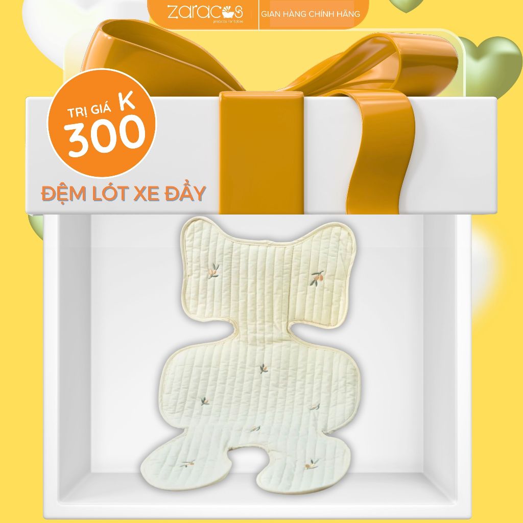 [ Quà Tặng Không Bán] Đệm Lót Xe Đẩy Cho Bé Zaracos Emera 0356