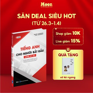 Sách Tiếng anh cho người bắt đầu Level A1-A2 - Moonbook