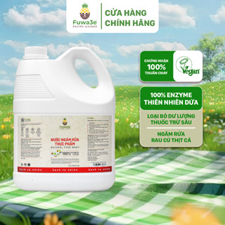 Nước Rửa Hoa Quả Fuwa3e Chiết Xuất Enzyme Thiên Nhiên An Toàn Cho Mẹ Bầu Và Trẻ Nhỏ