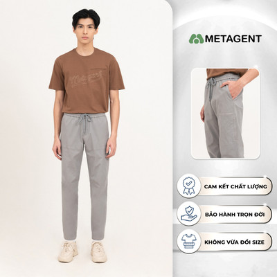 Quần Jogger Khaki nam Metagent MS 22E4069