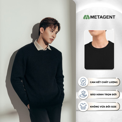 Áo len Slim fit basic nam Metagent MS 58E4104