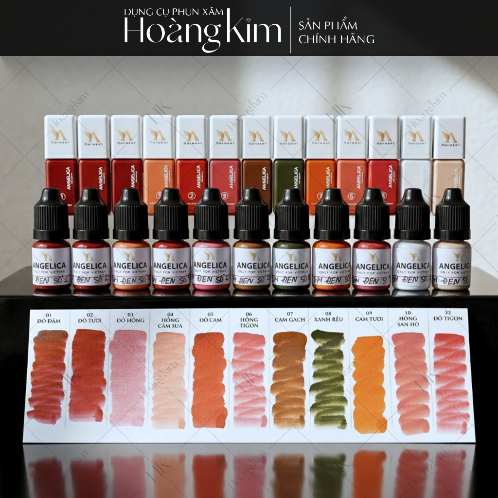 Mực Angelica nga tem đen chính hãng