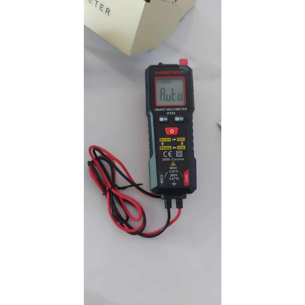 Habotest HT93 Đồng Hồ Đo Điện Tử True RMS Auto Range, NCV, Test Điện Sống, Đo Thông Mạch, Có Đèn Nền