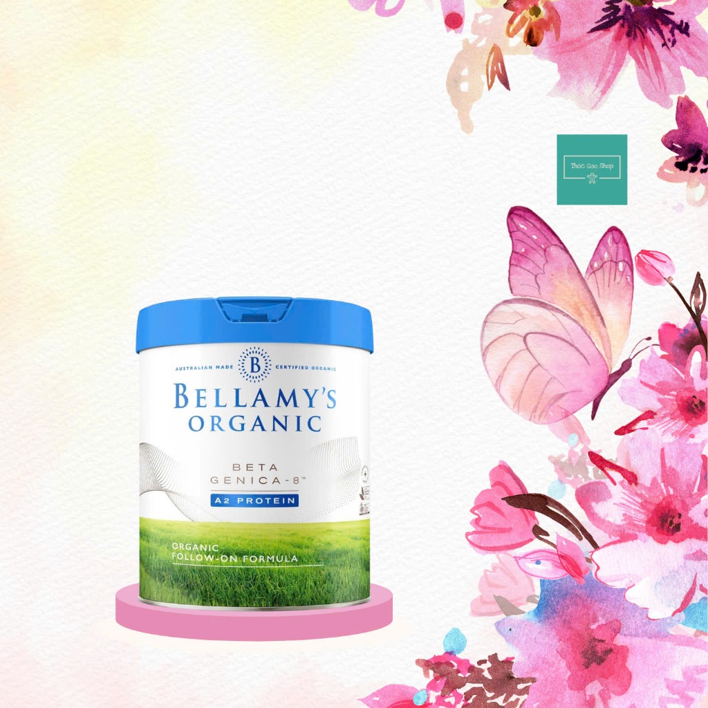 (Thóc Gạo Shop 89) (A2 BETA GENICA-8) Sữa Bellamy's organic A2 Beta Genica 8 sử dụng đạm organic a2 