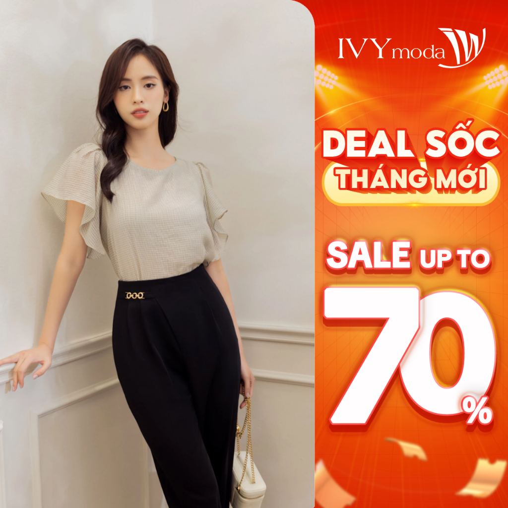 Áo lụa cánh tiên nữ IVY moda MS 16M7609