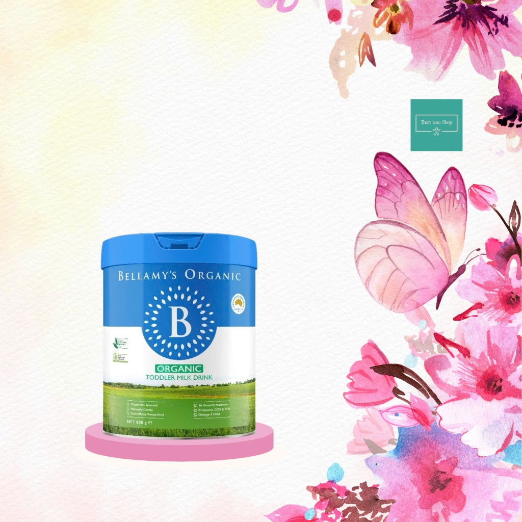 (Thóc Gạo Shop 89) (CLASSIC 8-HMO) Sữa Bellamy's Organic Classic 8-HMO lon 800g